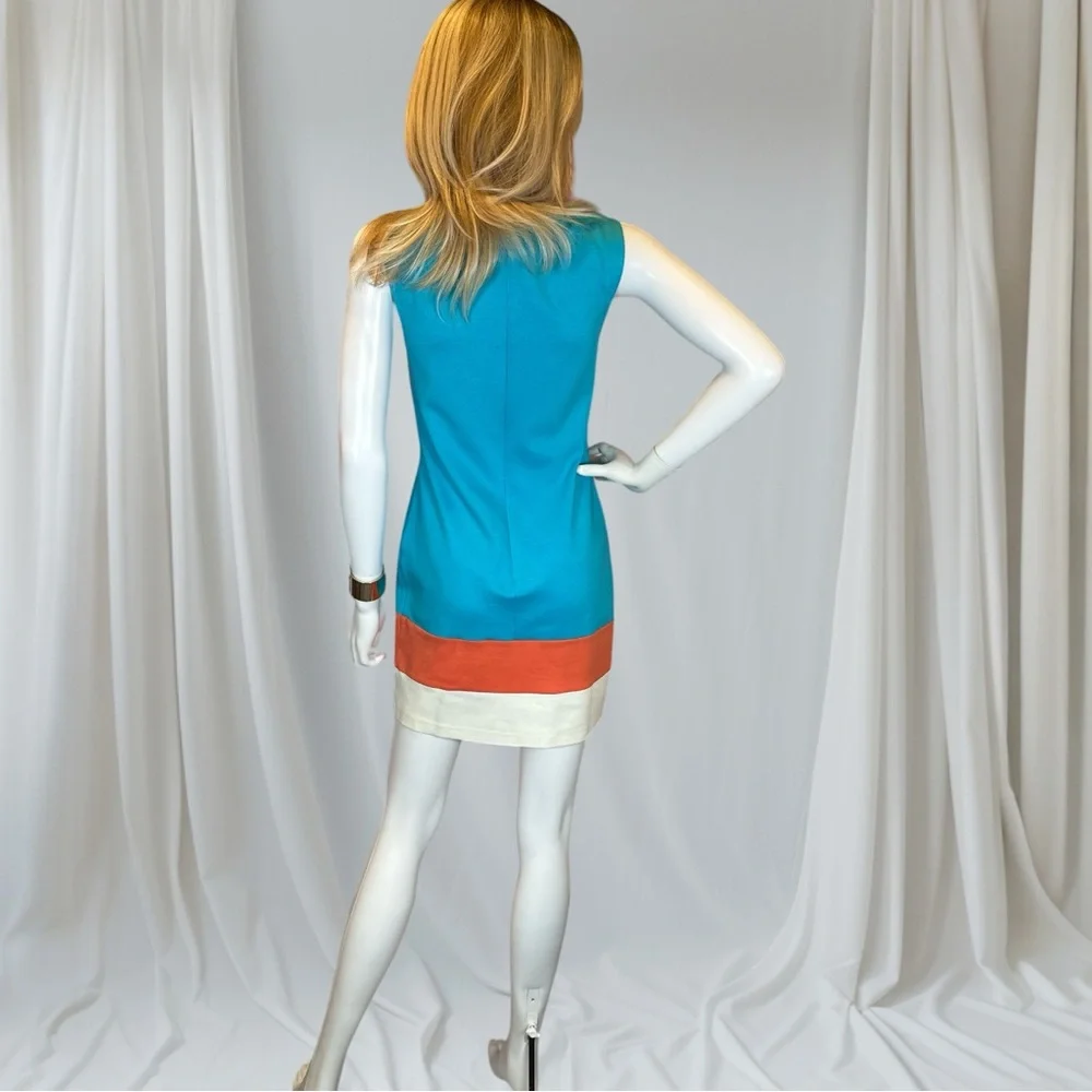 Trina Turk Colorblock Sheath Mini Dress - Picture 4 of 10